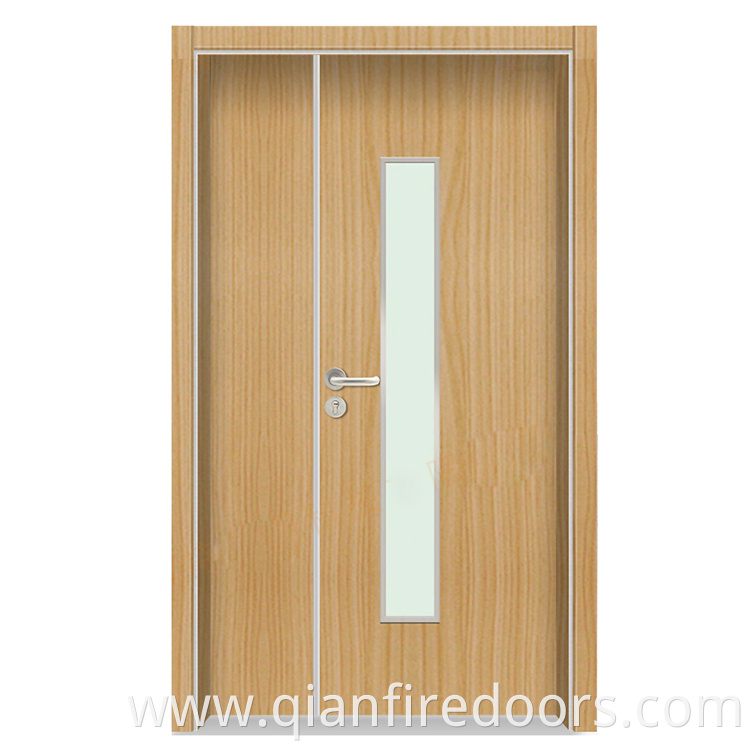 only doors lock single Hospital front handle store glass cnc router cutting wood door